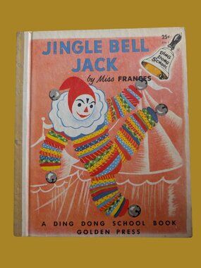 10/$25 Vintage 1955 Jingle Bell Jack by Miss Frances First Little Golden Book